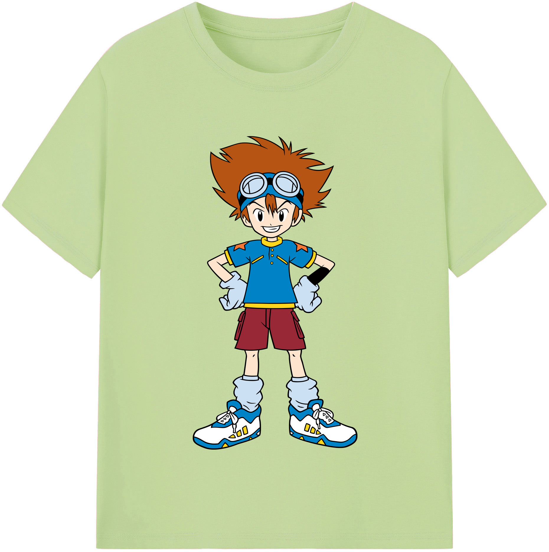 （画像用） Digimon デジタルモンスター/デジモン 綿100％半袖Tシャツ（フロントプリント）